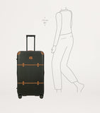 Bric's Bellagio 3 wheeled trunk 80cm, imported from the UK