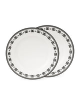 Harrods Dolce&Gabbana Casa Set of 2 DG Logo Dinner Plates 26.5cm- Buy online at McGrocer