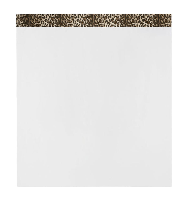 Dolce&Gabbana Casa leopard print king flat sheet 260cm x 280cm - British product