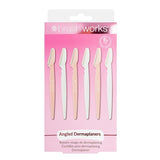 Superdrug Brushworks Angled Dermaplaners Disposable Facial Razors Pack of 6- Buy online at McGrocer