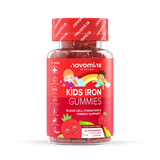 Holland & Barrett Novomins Kids Iron Strawberry Flavoured Food Supplement Gummies 30 Gummies- Buy online at McGrocer