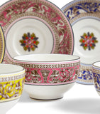 Wedgwood Florentine tea bowls and saucers set of 6 (British brand)