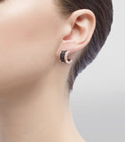 Bvlgari B.zero1 earrings rose gold and ceramic, UK version