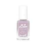 Superdrug Barry M In A Flash Quick Dry Nail Paint Lively Lilac Polish- Buy online at McGrocer