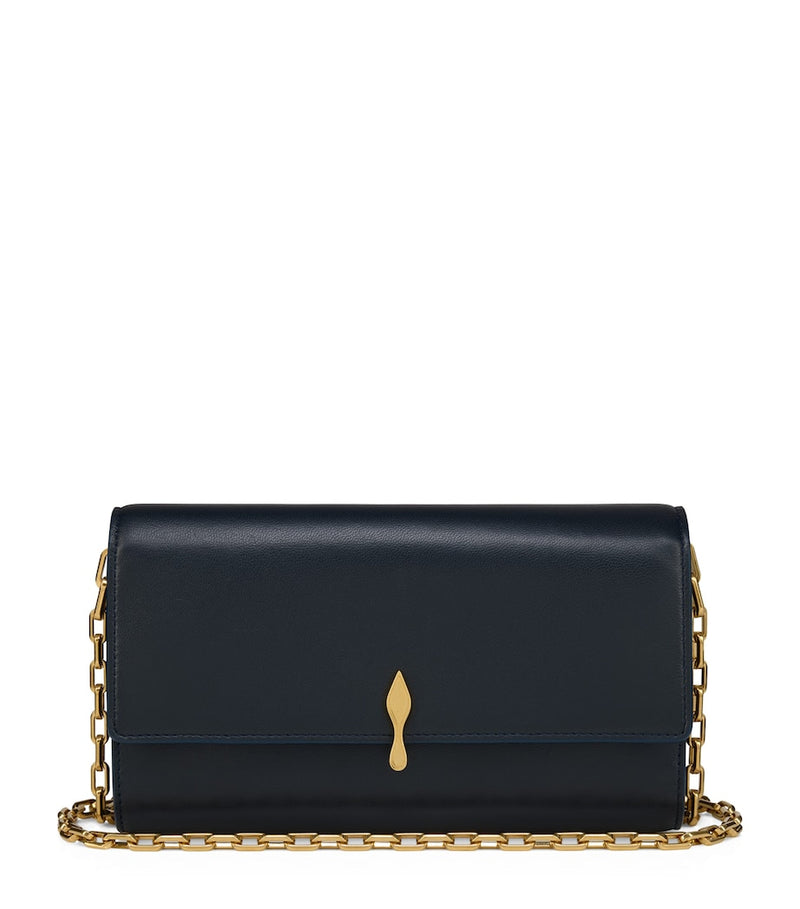 Christian Louboutin Bettina leather chain wallet - British product