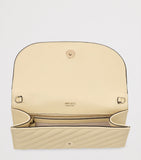 Jimmy Choo Curve chain wallet with monogram, imported from the UK