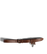 Harrods Miu Miu Calfskin Buckle-Detail Belt- Buy online at McGrocer