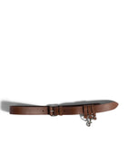 Miu Miu calfskin buckle-detail belt - British product