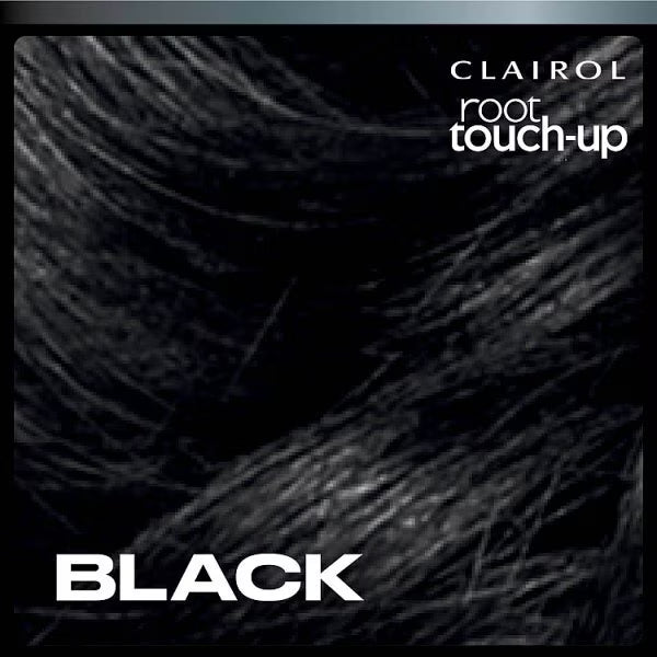 Clairol root touch up colour spray black can - British product