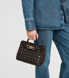 Bottega Veneta Andiamo mini leather top-handle bag - British product