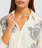 Jade Trau yellow gold chain necklace, imported from the UK