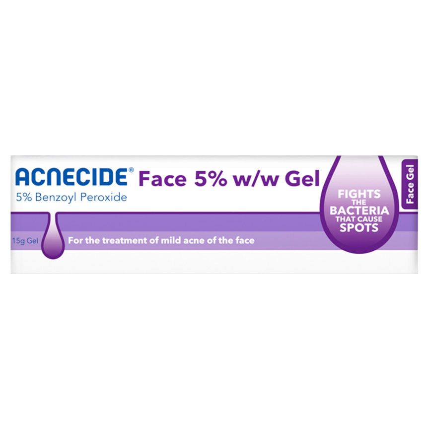 Acnecide Face 5% w/w Gel 15g (GSL) - McGrocer