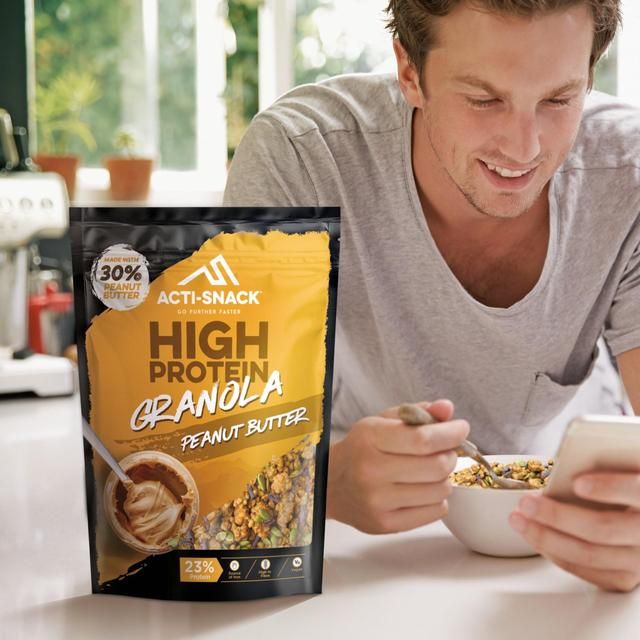 Acti-Snack High Protein Peanut Butter Granola 350g - McGrocer