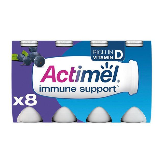 Actimel Blueberry Cultured Yoghurt Drink 8 x 100g - McGrocer
