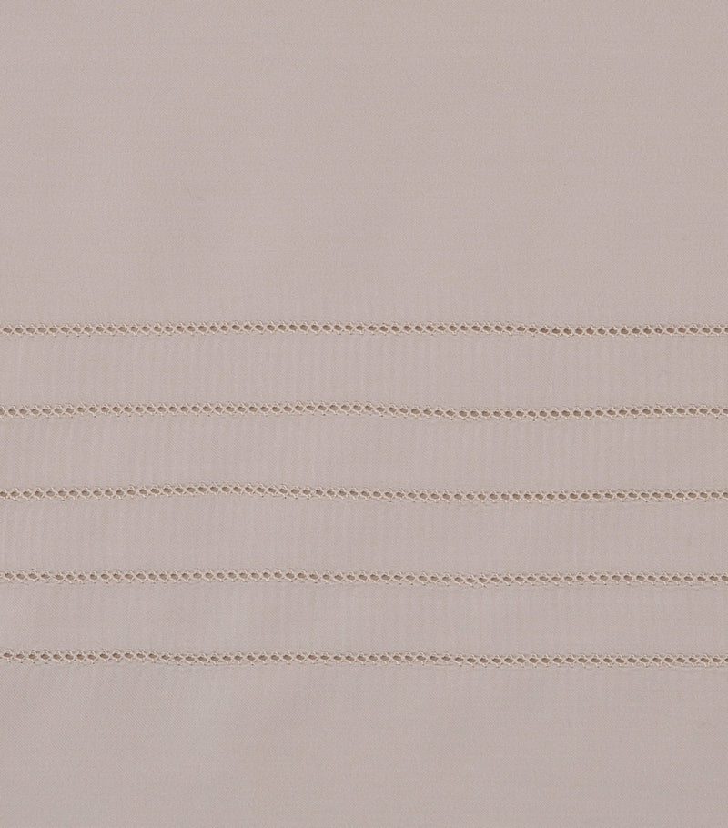 Frette cotton sateen king sheet set Greige - British product