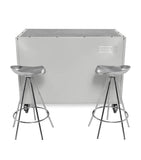 Charlie Oven stainless steel outdoor island cabinet with castors, 90x120x70cm - British product