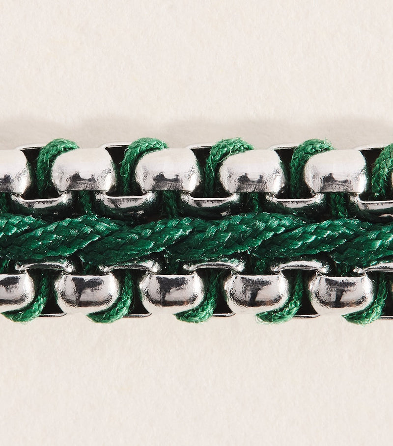 Tateossian sterling silver woven Tris bracelet - British product