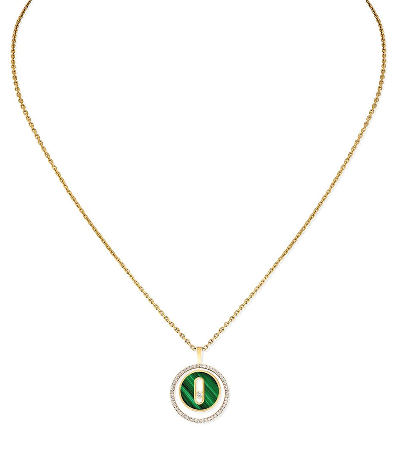 Messika Lucky Move necklace 0.18ct diamond yellow gold - British product