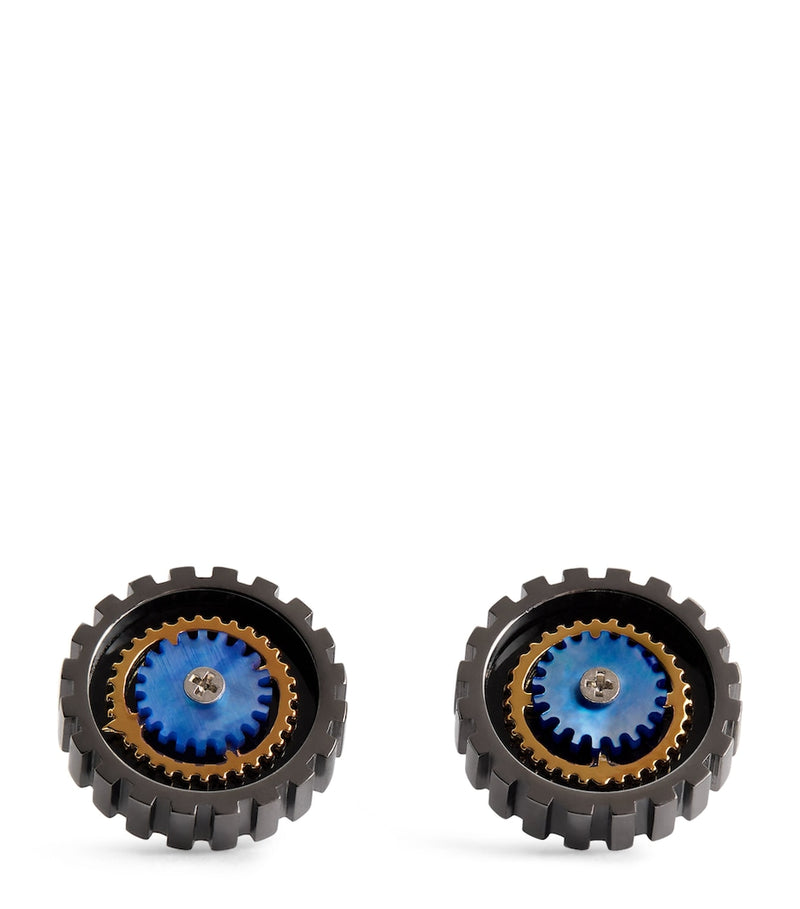 Tateossian Rotate Gear cufflinks (British brand)