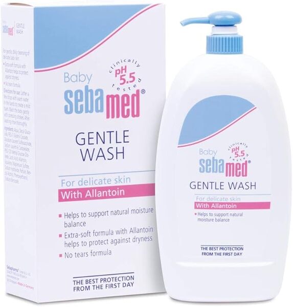 Sebamed baby wash 1000ml, imported from the UK