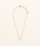 Astrid & Mayu gold-plated sterling silver heart necklace - British product