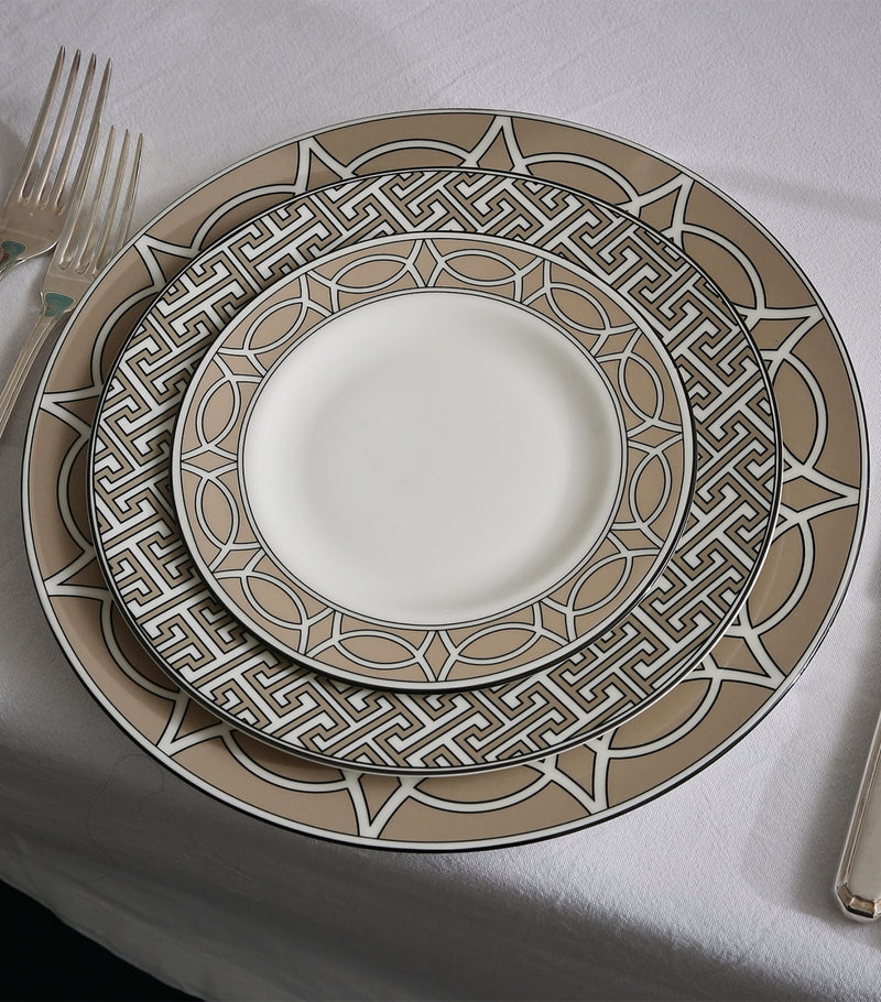 O.W. London geometric print dinner plates set of two, 26cm, imported from the UK