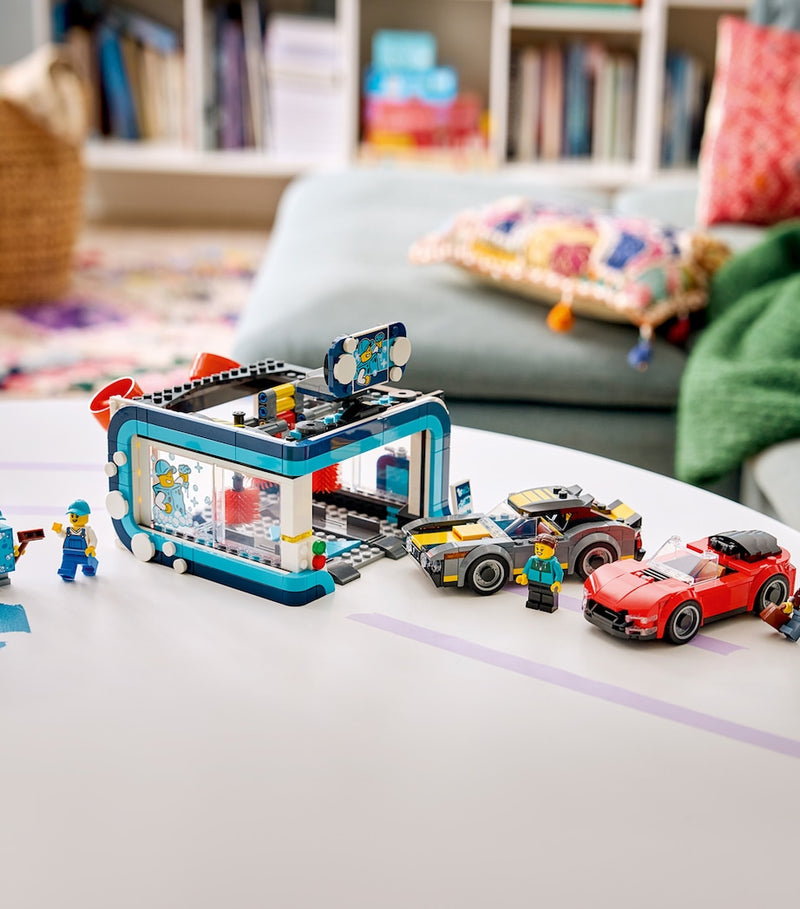 Lego City Drive-Through Car Wash building toy 60497 (British brand)