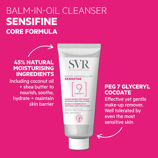 SVR Sensifine Soothing Cleansing Balm 100ml - British product