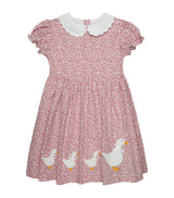 Harrods Trotters Ditsy Duck-Appliqué Children's Dress (2-5 Years)- Buy online at McGrocer