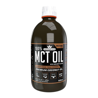 Natures Aid Mittelkettige Triglyceride (MCT)-Öl mit Karamellgeschmack 500ml