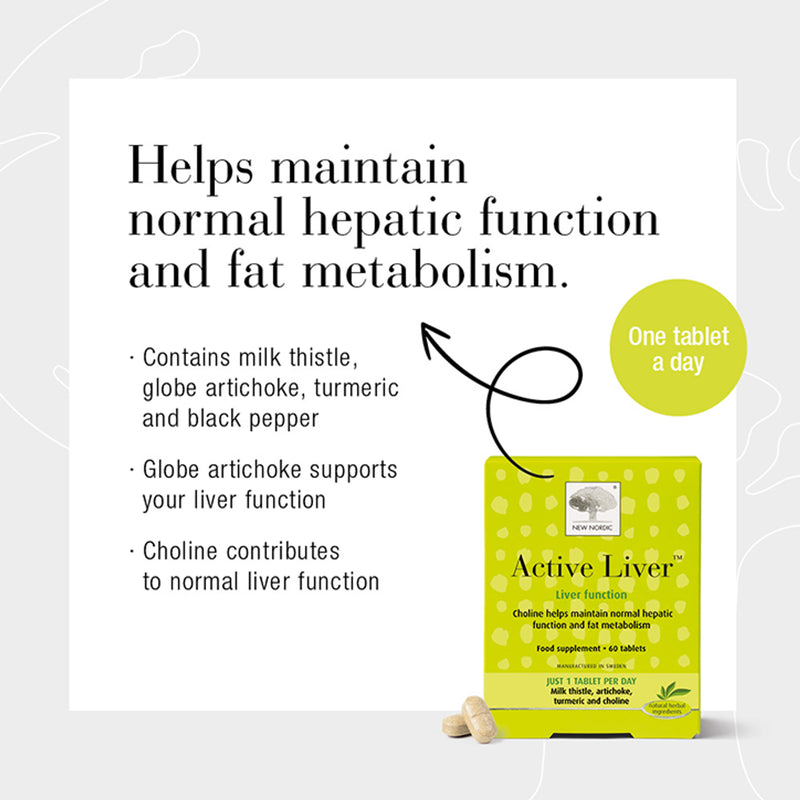 New Nordic Active Liver Tablets 60 imported from the UK