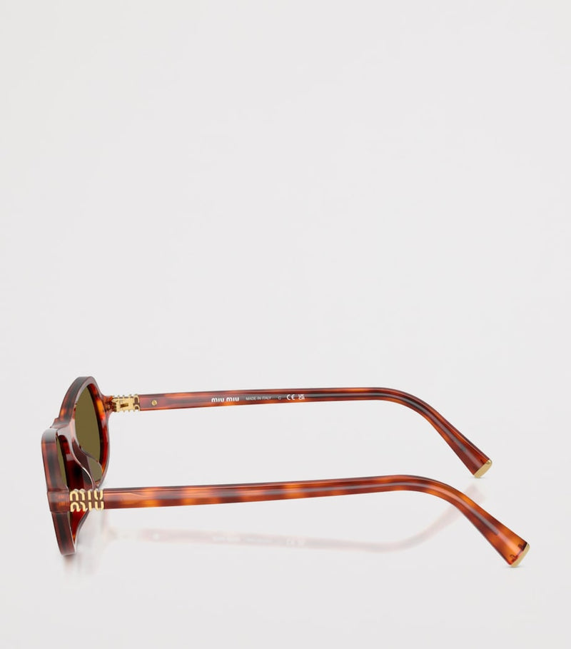 Miu Miu irregular oval sunglasses - British product