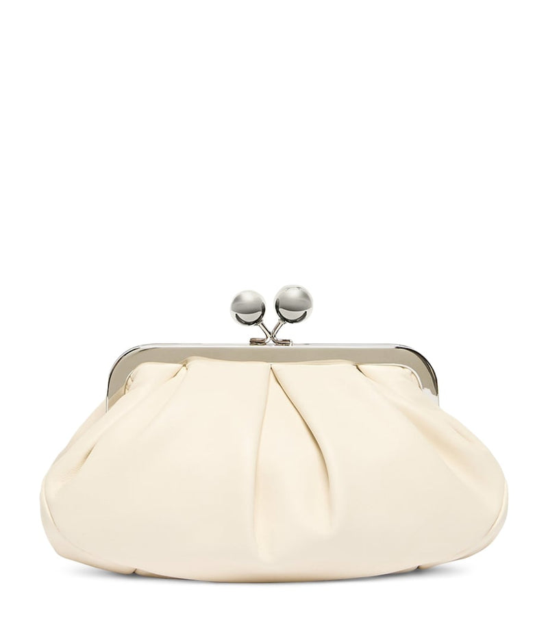 Weekend Max Mara Pasticcino lambskin clutch bag - British product