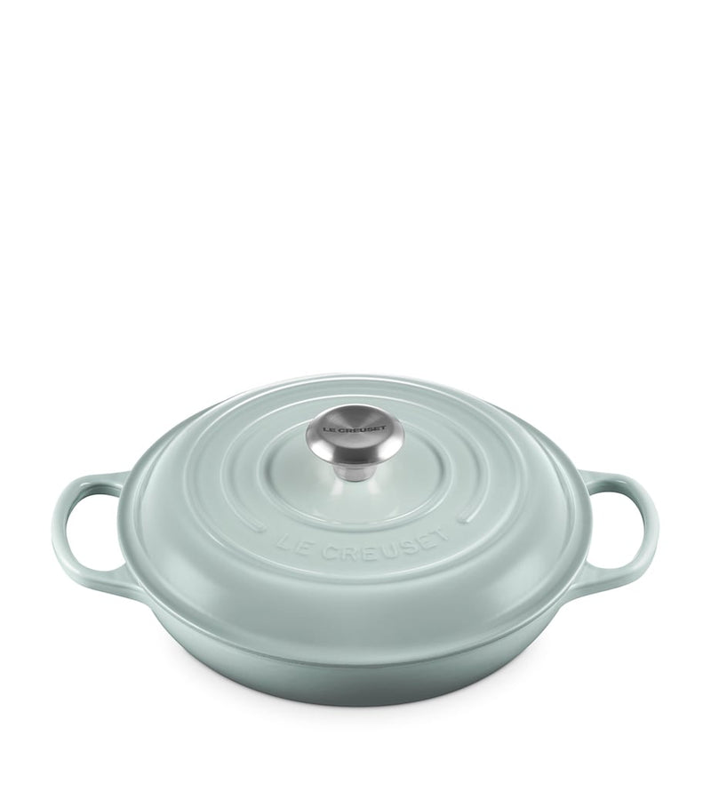 Le Creuset cast iron shallow casserole dish 26cm, UK version