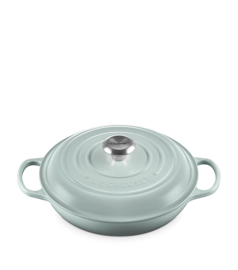 Le Creuset cast iron shallow casserole dish 26cm, UK version