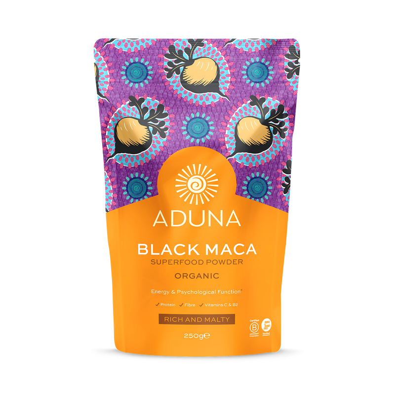 Aduna black maca superfood powder 250g (British brand)
