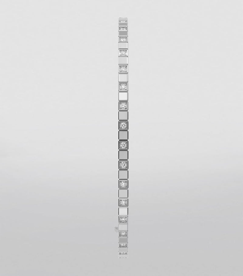 Chopard Ice Cube diamond bangle in white gold - British product