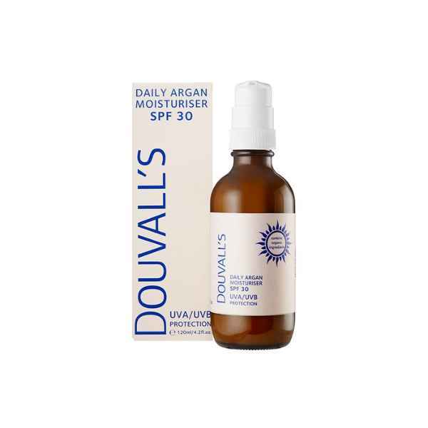 Douvalls Argan Daily Moisturiser SPF30 120ml - British product