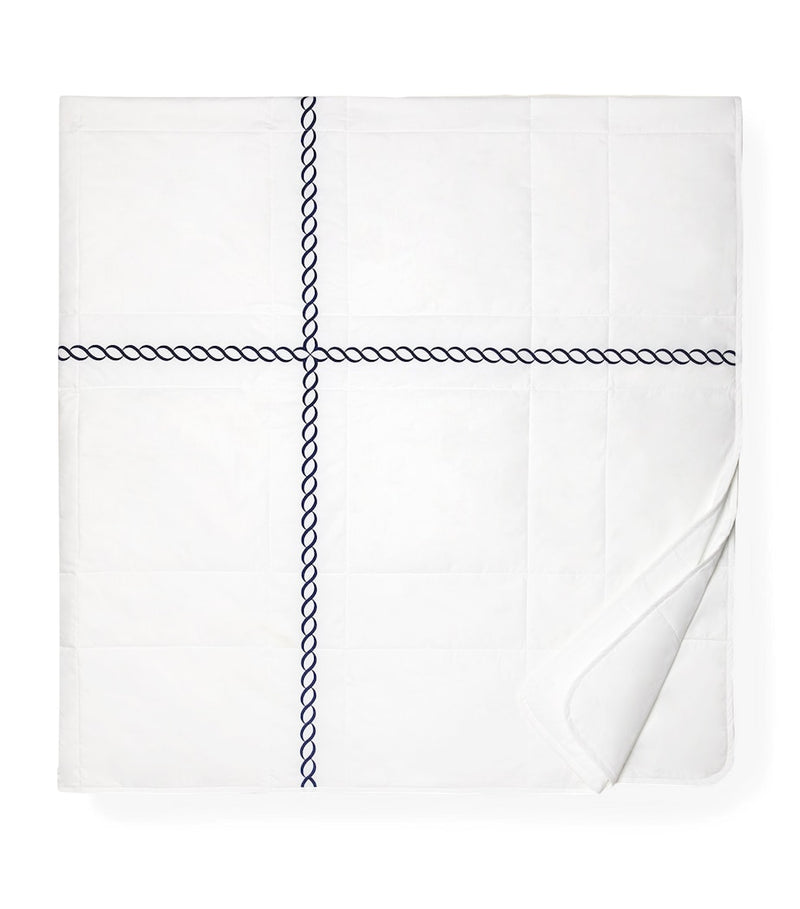 Pratesi Treccia super king bedspread 290x260cm, imported from the UK