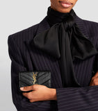 Saint Laurent leather quilted wallet, UK version
