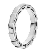 Harrods Bvlgari White Gold Serpenti Viper Wedding Band- Buy online at McGrocer