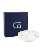 Greggio silver plated Georgian centrepiece bowl 20cm, imported from the UK