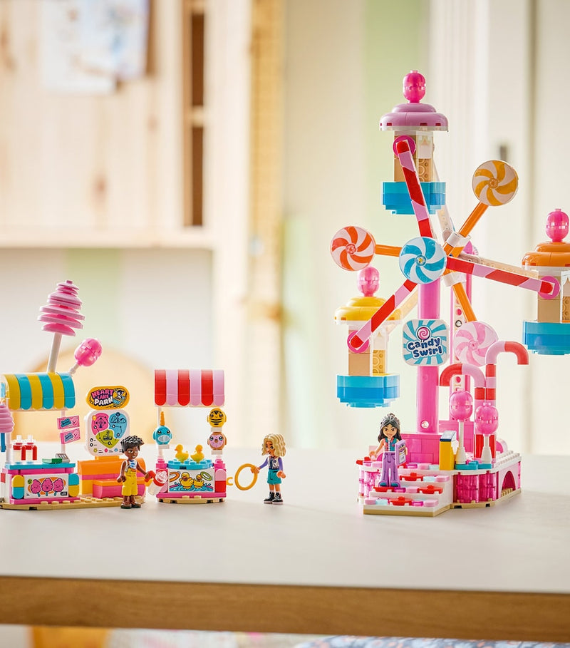 Lego Friends Candy & Cupcake Ferris Wheel building set, imported from the UK