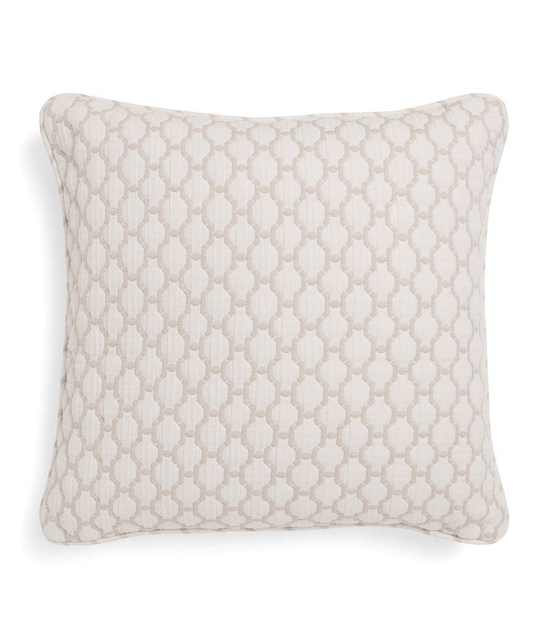 Peter Reed Piped Riyad cushion 50cm x 50cm, imported from the UK