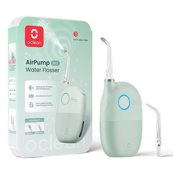 Oclean AirPump A10 green water flosser, imported from the UK