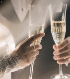 Waterford Lismore Diamond Essence champagne flutes set of two 220ml (British brand)