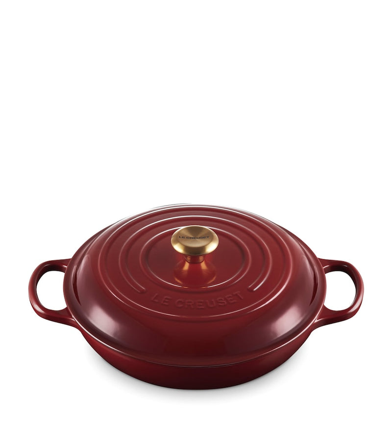 Le Creuset cast iron shallow casserole dish 30cm, UK version