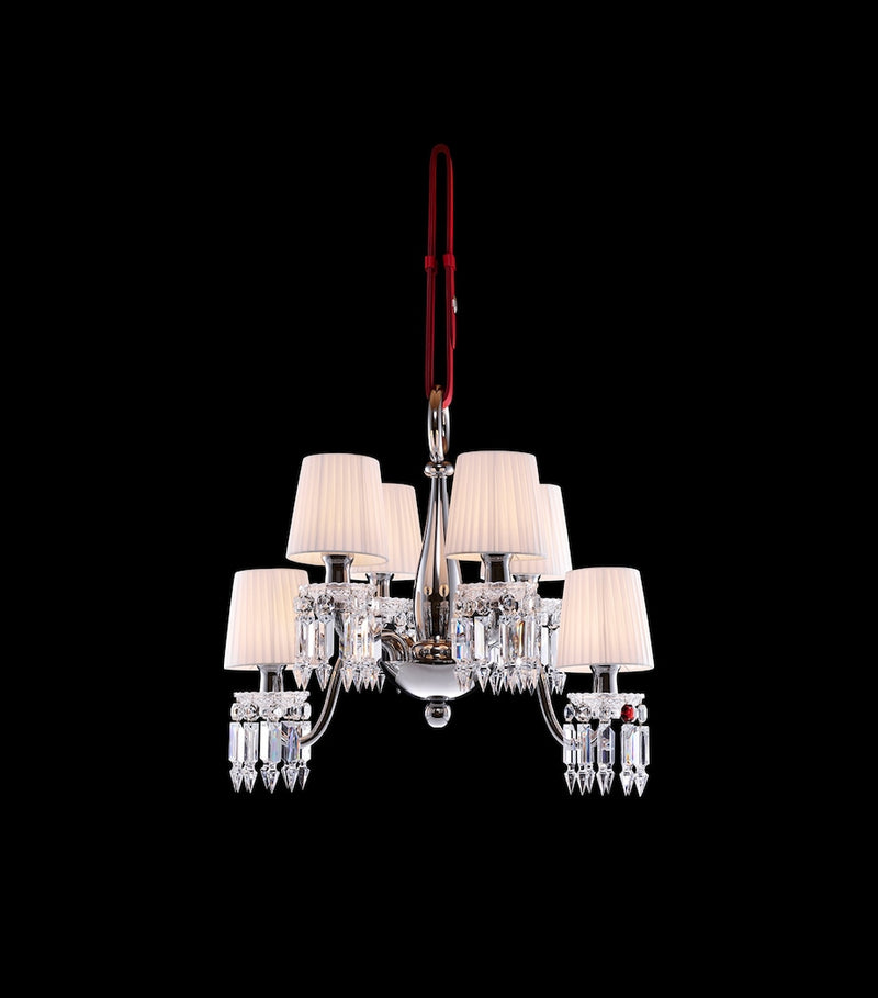 Baccarat Zénith Nomade 6-light crystal chandelier (British brand)