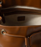 Miu Miu leather backpack, multi-pocket design, imported from the UK