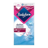 Superdrug Bodyform Dailies Extra Long Panty Liners 24 Pack- Buy online at McGrocer